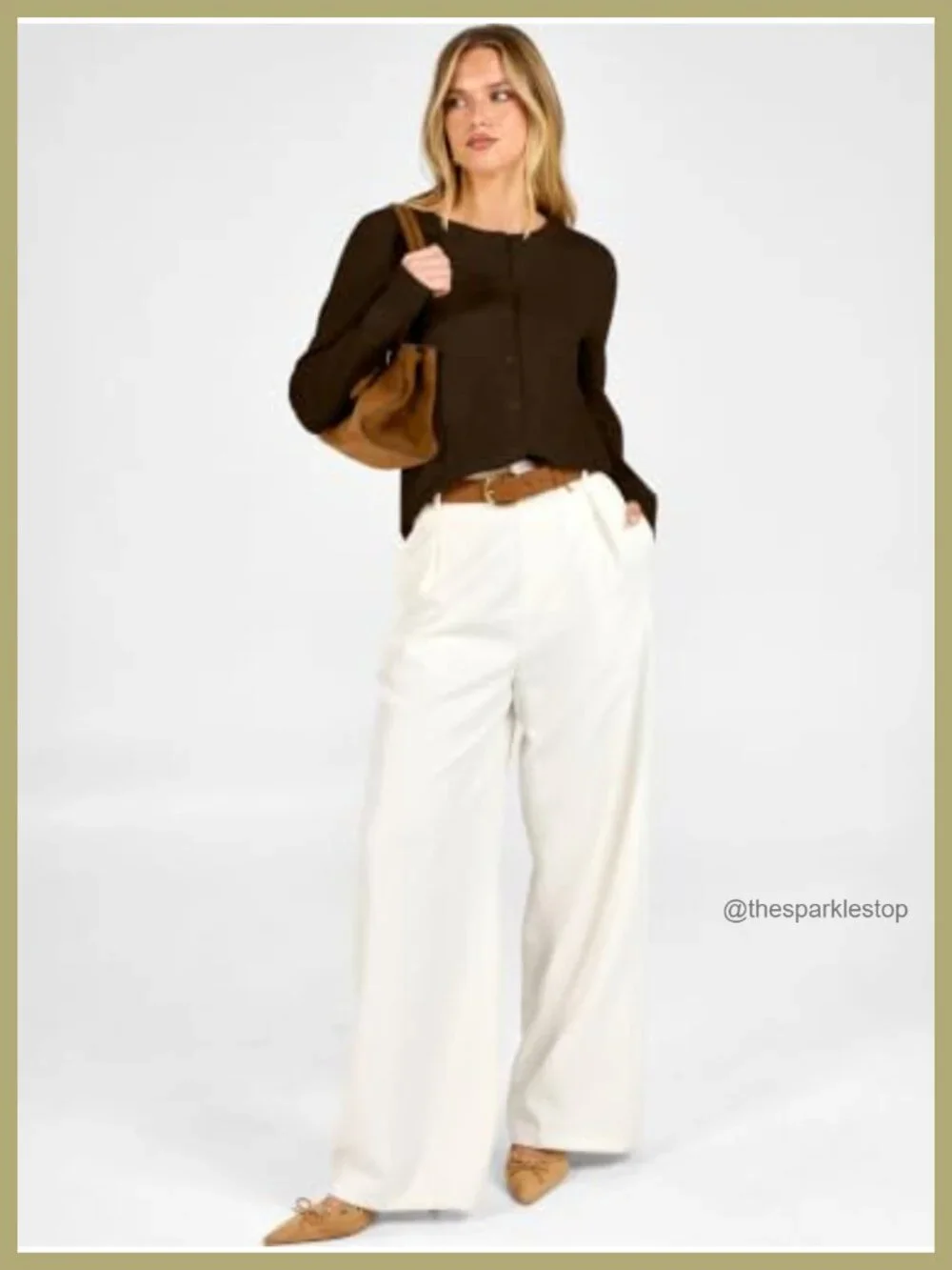 Women's Button Front Lightweight Cardigan | Long Sleeve Crew Neck Knit Sweater